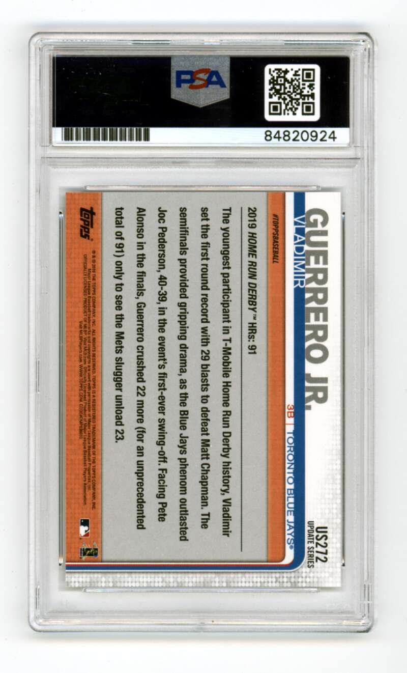 Vladimir Guerrero Jr. 2019 Topps Update #US272 RC 150 Stamp Signed PSA 10 Auto