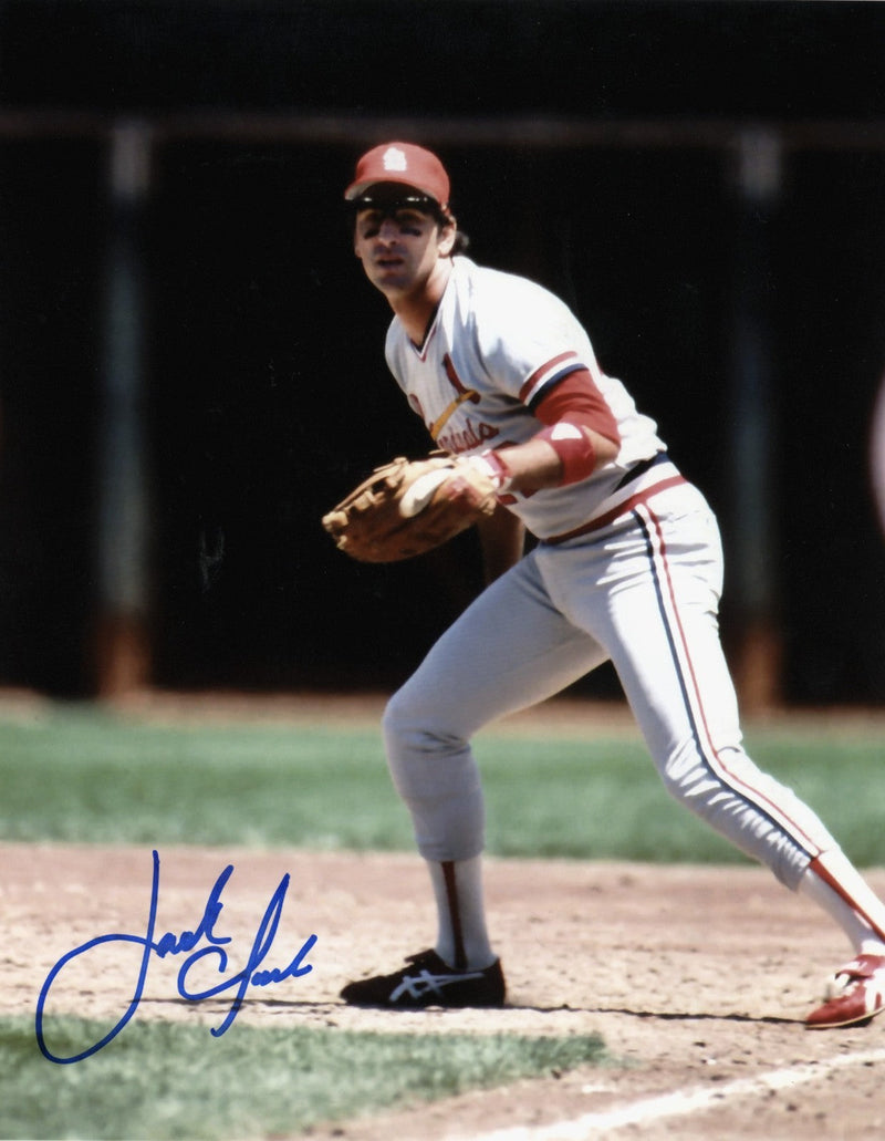 Jack Clark Signed Autographed St. Louis Cardinals 8x10 Photo LSCM COA #3