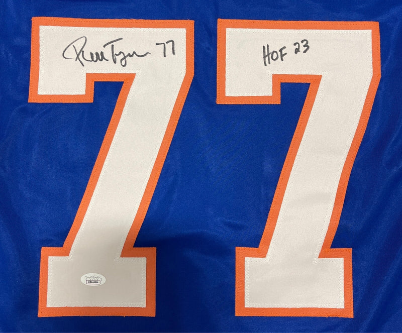 Pierre Turgeon Signed New York Islanders Custom Jersey w/ HOF 23 JSA COA