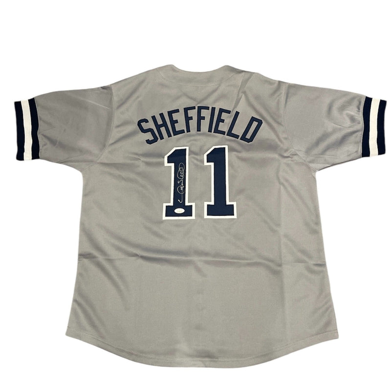 Gary Sheffield Signed Auto Autographed New York Yankees Jersey JSA COA