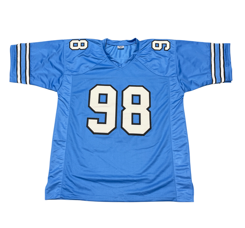 Lawrence Taylor Signed North Carolina Custom Jersey Beckett Witness BAS COA