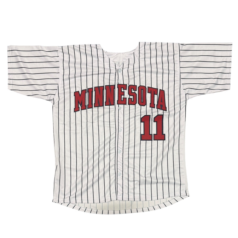 Chuck Knoblauch Signed Minnesota Twins Custom Jersey w/ 91 AL ROY JSA Wit COA W