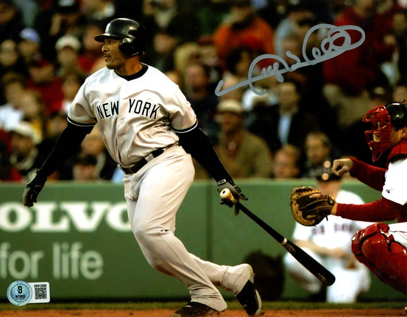 Gary Sheffield Signed New York Yankees 8x10 Photo Beckett Witness BAS COA