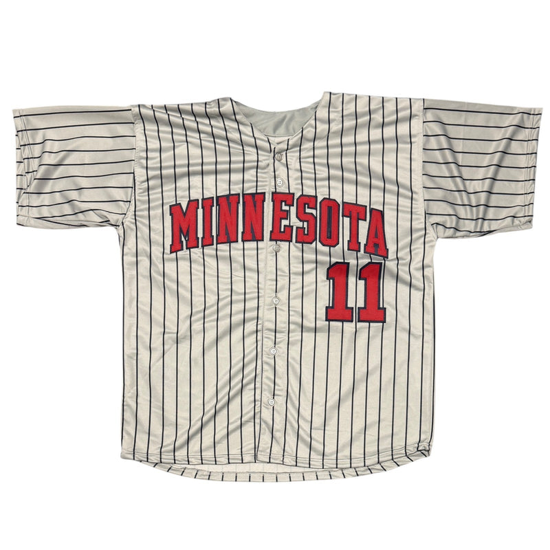 Chuck Knoblauch Signed Minnesota Twins Custom Jersey 91 AL ROY JSA Wit COA G