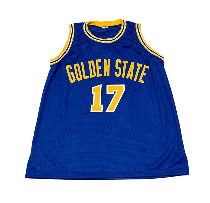 Chris Mullin Signed Golden State Warriors Custom Jersey Beckett W BAS COA