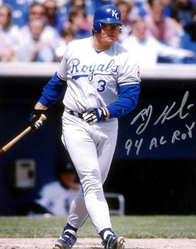 Bob Hamelin Signed Kansas City Royals 8x10 Photo w/ 94 AL ROY LSCM COA