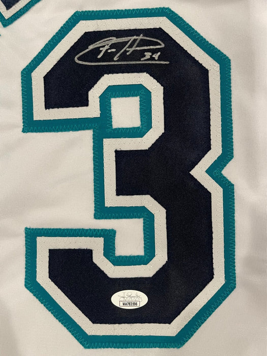 Felix Hernandez Signed Seattle Mariners Custom Jersey JSA COA