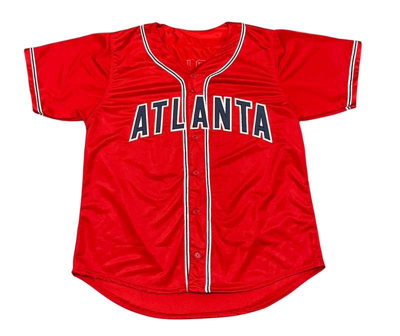John Smoltz Signed Auto Atlanta Braves Custom Jersey Beckett Witness BAS COA