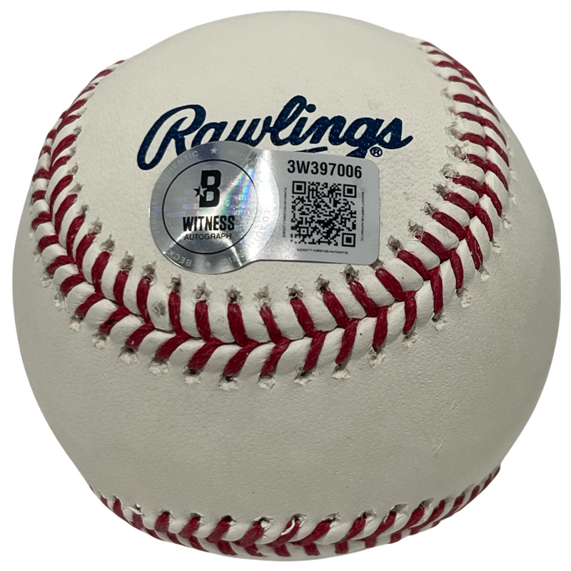 Adrian Beltre Signed Autographed HOF Logo ROMLB Baseball Beckett WITNESS BAS COA