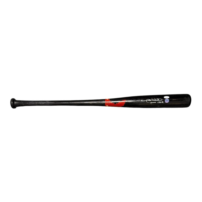Gary Sheffield Signed Game Used Sam Bat Black Bat JSA COA Braves A