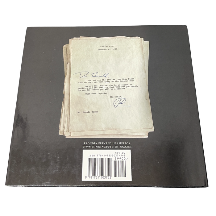 President Donald J. Trump Signed Auto Letters To Trump Hardcover Book PSA COA