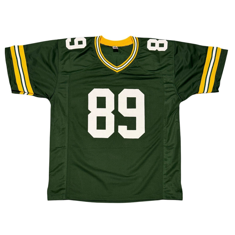 Dave Robinson Signed Green Bay Packers Custom Jersey w/ HOF 2013 JSA Witness COA