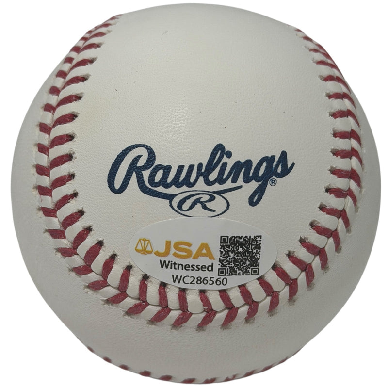 Lee Smith Signed Autographed HOF Logo Baseball w/ HOF 2019 JSA WITNESS COA