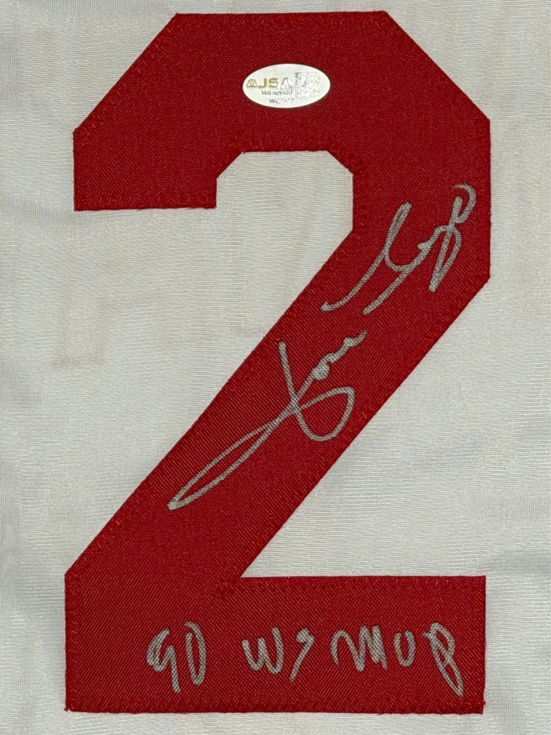 Jose Rijo Signed Cincinnati Reds Custom Jersey w/ 90 WS MVP JSA Witness COA W