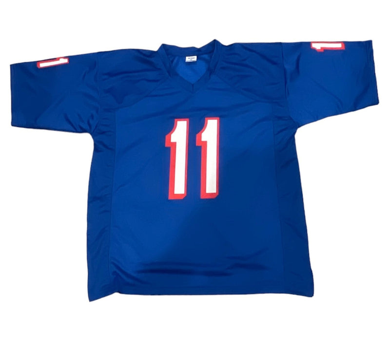 Drew Bledsoe Signed New England Patriots Custom Jersey Beckett BAS COA