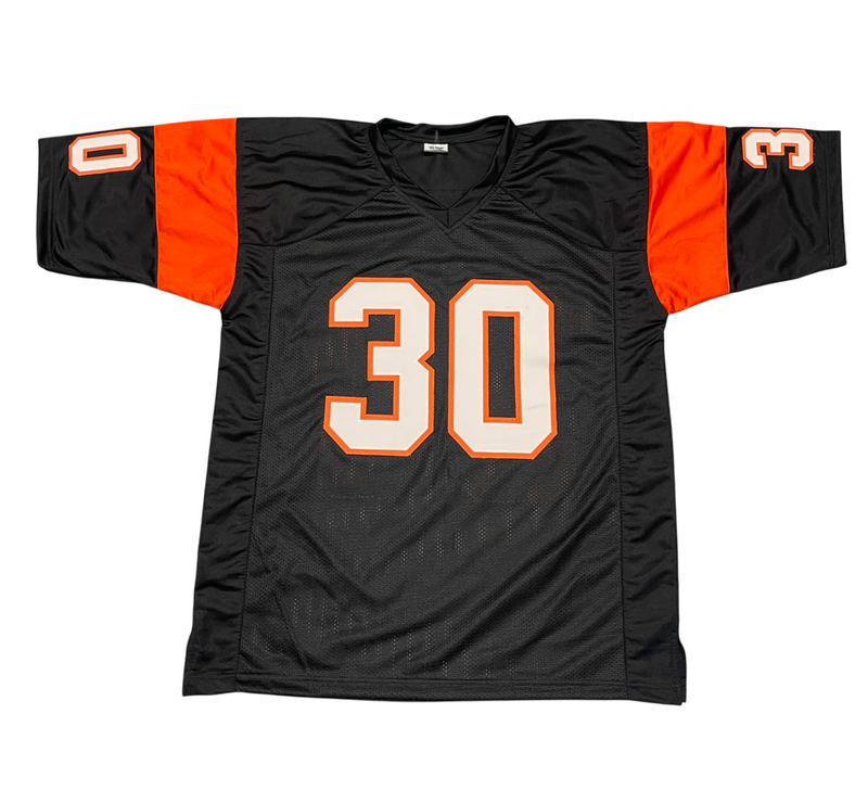 Ickey Woods Signed Bengals Custom w/ Ickey Shuffle Jersey Beckett BAS COA