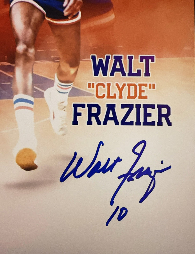 Earl Monroe & Walt Frazier Dual Signed 16x20 Photo LE # Beckett Witness BAS COA