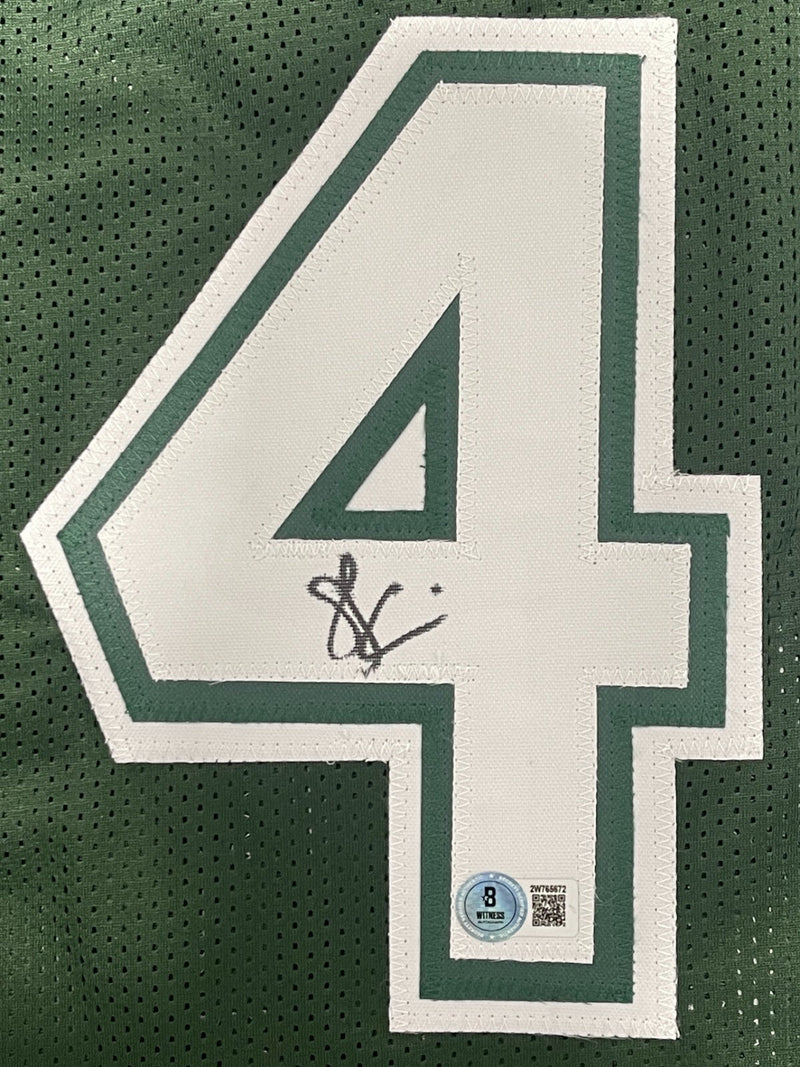 Sam Perkins Signed Dallas Mavericks Custom Jersey Beckett Witness BAS COA