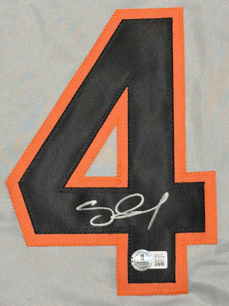 Pablo Sandoval Signed Auto San Francisco Giants Custom  Jersey Beckett BAS COA