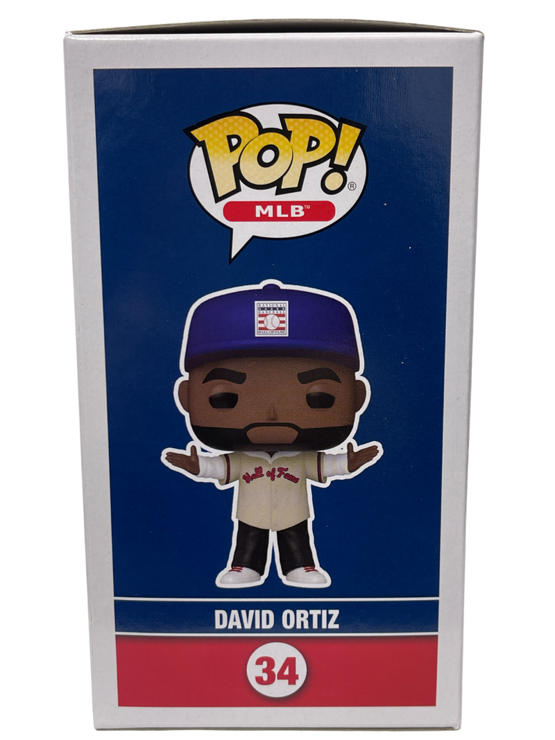 David Ortiz Signed SGA Red Sox Funko Pop 34 w/ Big Papi Beckett Witness BAS COA