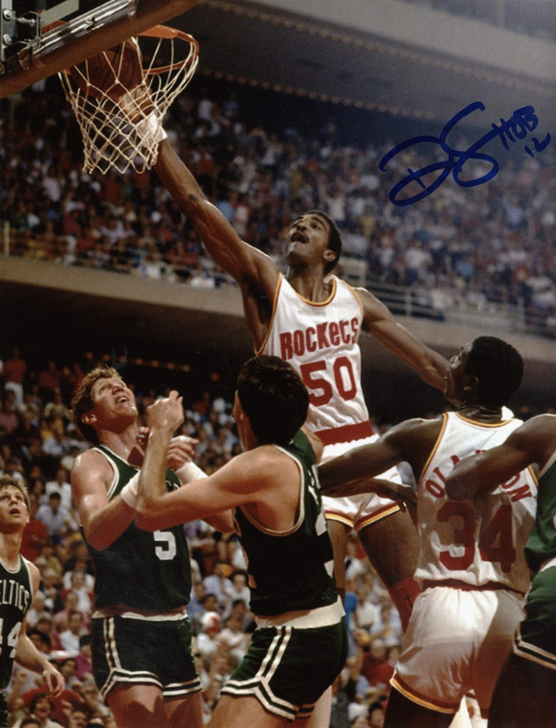Ralph Sampson Signed Autographed Houston Rockets 8x10 Photo w HOF 12 LSCM COA #4