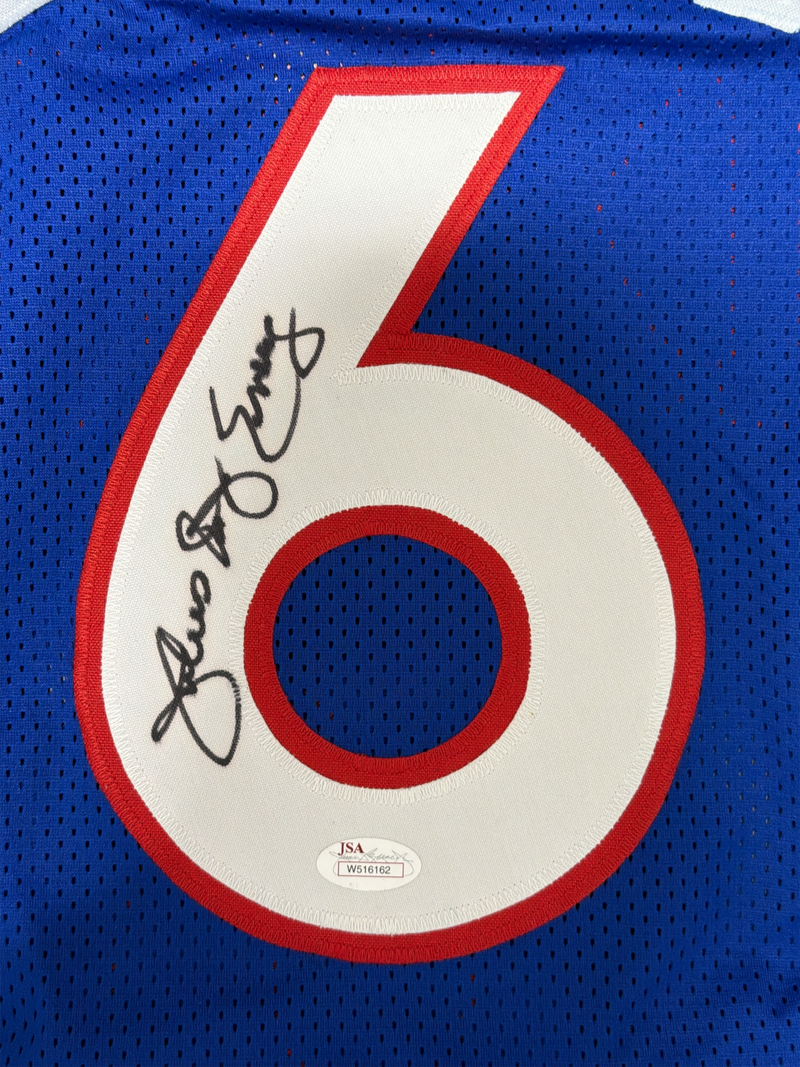 Julius Erving Signed Autographed Philadelphia 76ers Custom Jersey JSA COA
