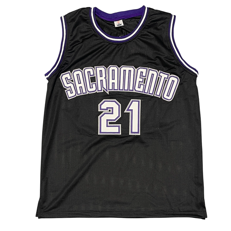 Vlade Divac Signed Sacramento Kings Custom Jersey Beckett Witness BAS COA