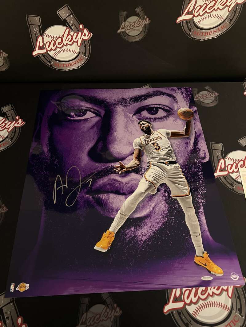 Anthony Davis Signed 20x24 Photo Portrait of Success Upper Deck UDA COA