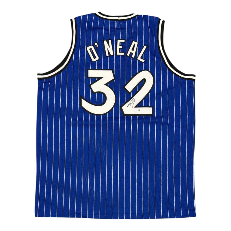 Shaquille O'Neal Signed Orlando Magic Custom Jersey JSA Witness COA Shaq