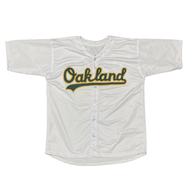 Darold Knowles Signed Athletics Custom Jersey w/ 1973 WS Ins Beckett Wit BAS COA