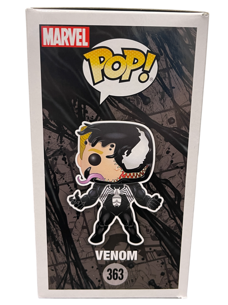 Tom Hardy Signed Venom Funko Pop #363 w/ Sam De La Rosa Sketch BAS & JSA COA A