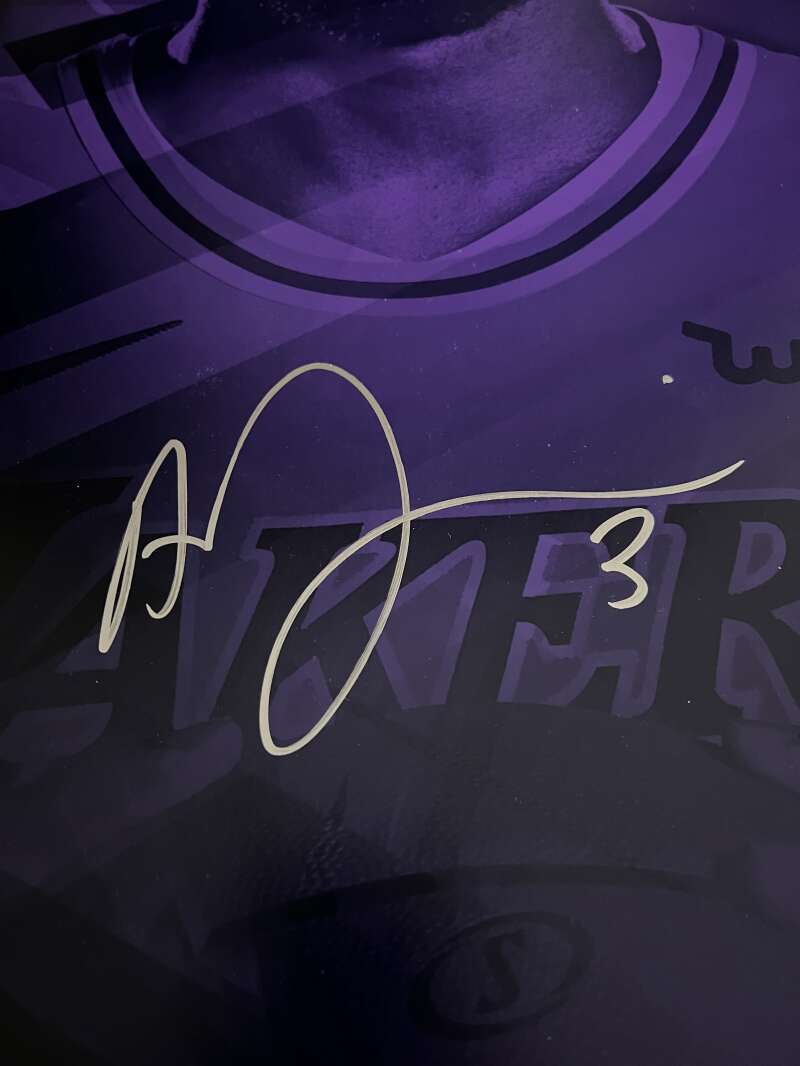 Anthony Davis Signed 20x24 Photo And So It Begins Upper Deck UDA COA Lakers