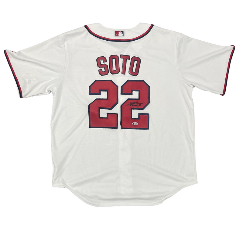 Juan Soto Signed Autographed Washington National Majestic Jersey Beckett BAS COA