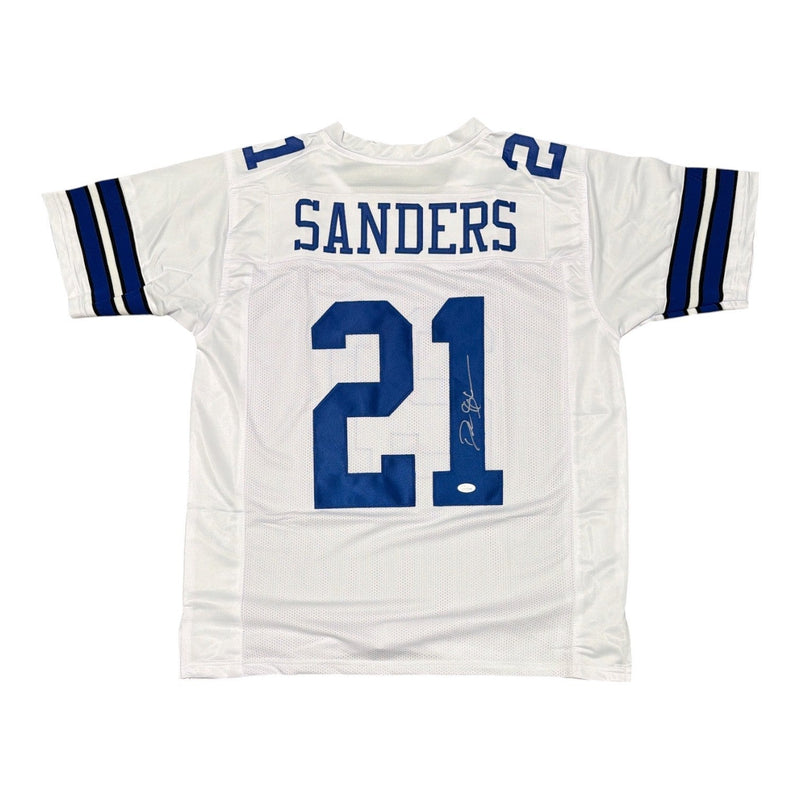 Deion Sanders Signed Autographed Dallas Cowboys Custom Jersey JSA COA