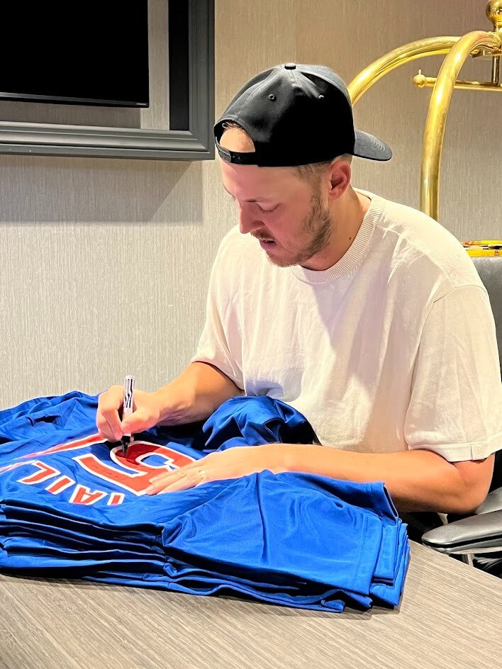 Jameson Taillon Signed Chicago Cubs Custom Jersey w/ Fly The W Beckett W BAS COA