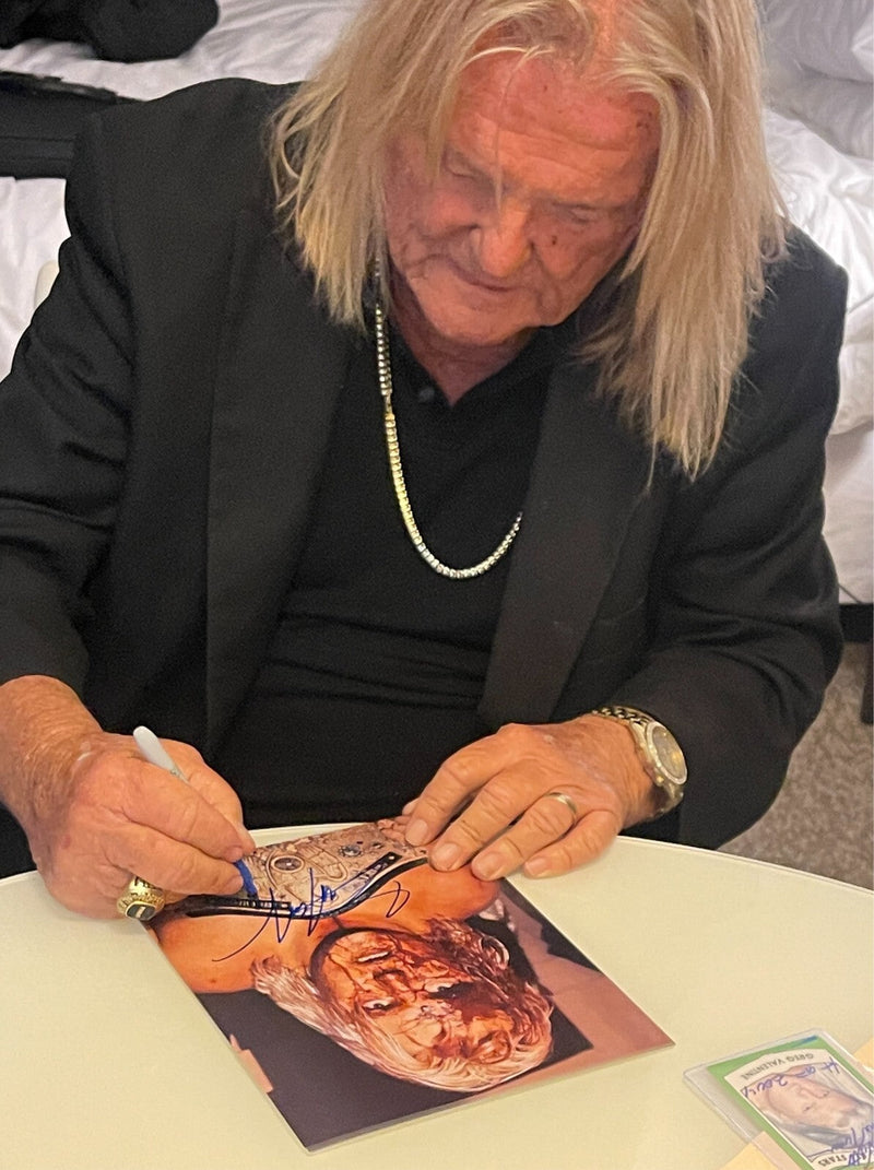 Greg "Hammer" Valentine Signed WWE 8x10 Photo w/ HOF 2004 LSCM COA #4