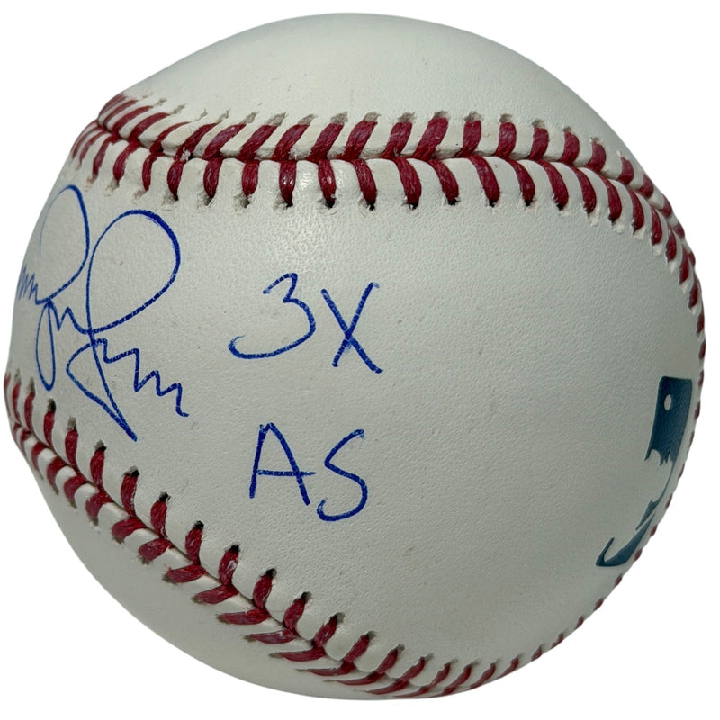 Omar Vizquel Signed Autographed ROMLB Baseball w/ 3x AS JSA Witness COA