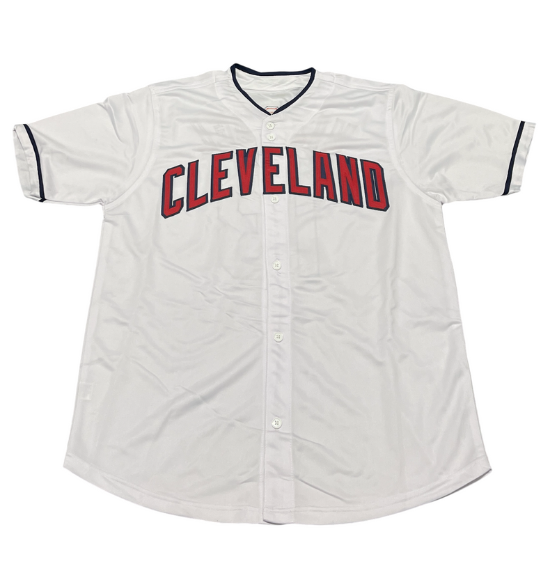 Omar Vizquel Signed Cleveland Custom White Jersey w/ 11x GG Beckett BAS COA