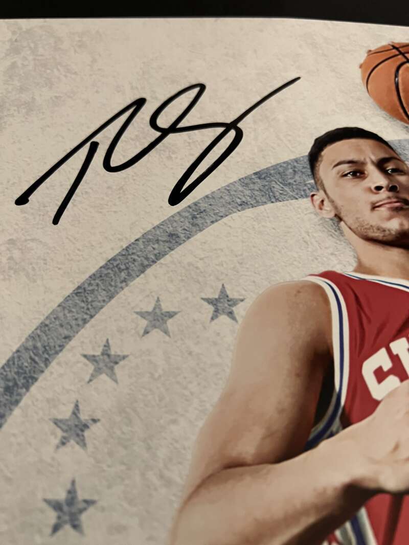 Ben Simmons Signed 16x20 Photo All Systems Go Upper Deck UDA COA 76ers