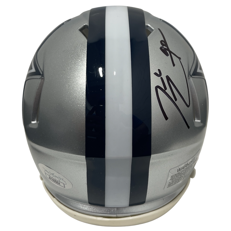 DeMarcus Lawrence Signed Autographed Dallas Cowboys Speed Mini Helmet JSA COA