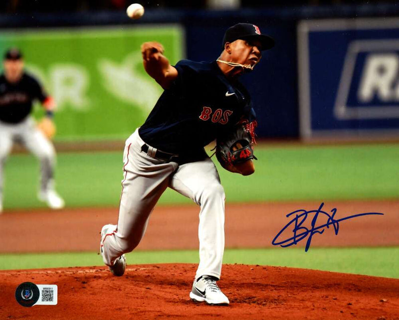 Brayan Bello Signed Boston Red Sox 8x10 Photo Beckett Witness BAS COA #3