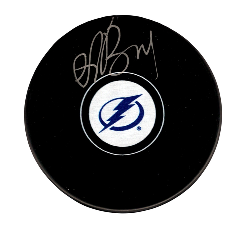 Andrei Vasilevskiy Signed Autographed Tampa Bay Lightning Logo Puck JSA COA