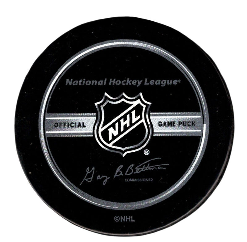 Brad Park Signed Autographed New York Rangers Official Game Puck LSCM COA
