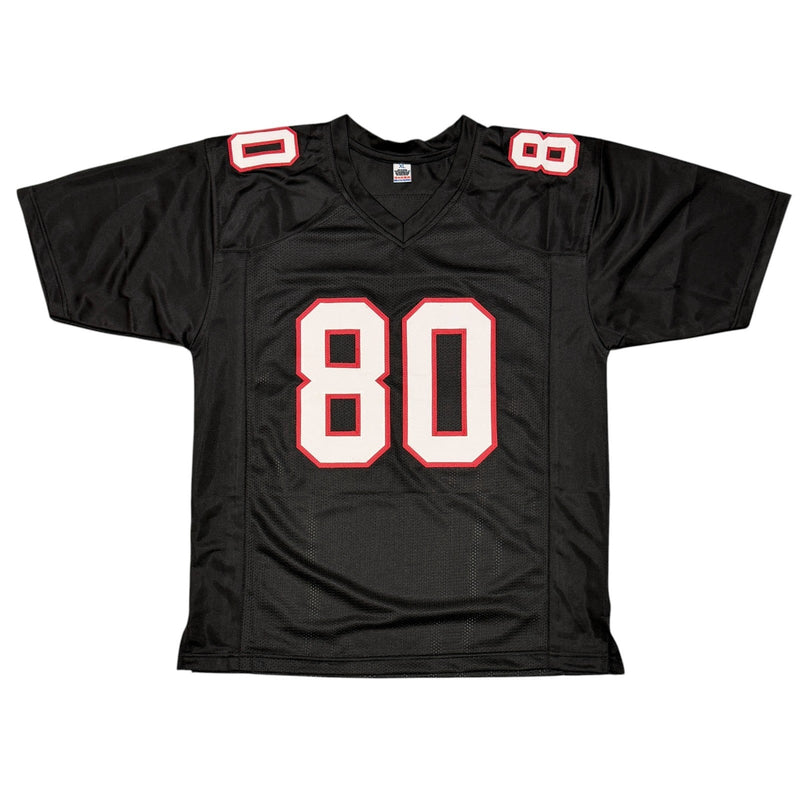 Andre Rison Signed Autographed Atlanta Falcons Custom Jersey JSA Witness COA