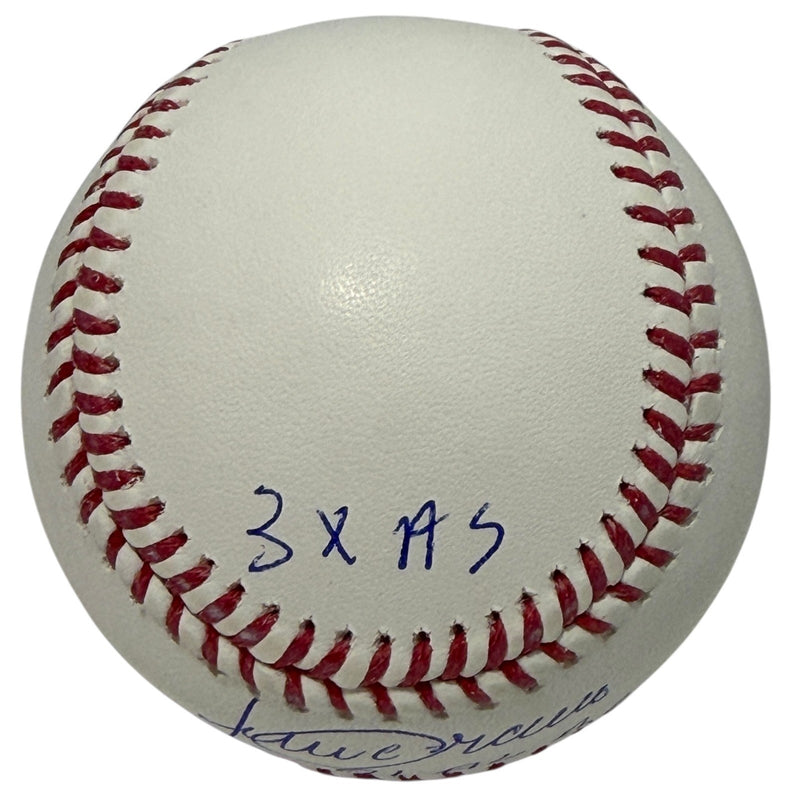 Julio Franco Signed Autographed ROMLB Baseball w/ 3 Insc JSA Witness COA