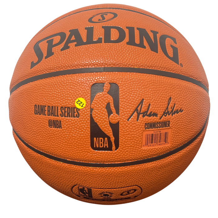 Tyrese Maxey Signed Spalding NBA Basketball Upper Deck UDA COA Philadelphia 76er