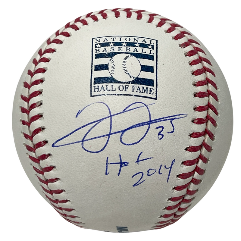 Frank Thomas Signed Auto HOF ROMLB Baseball w/ HOF 2014 Beckett Witness BAS COA