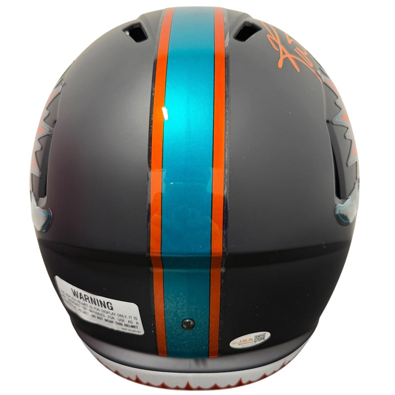 Ricky Williams Signed Dolphins Rivalries FS Full Size Helmet Weed Insc JSA W COA