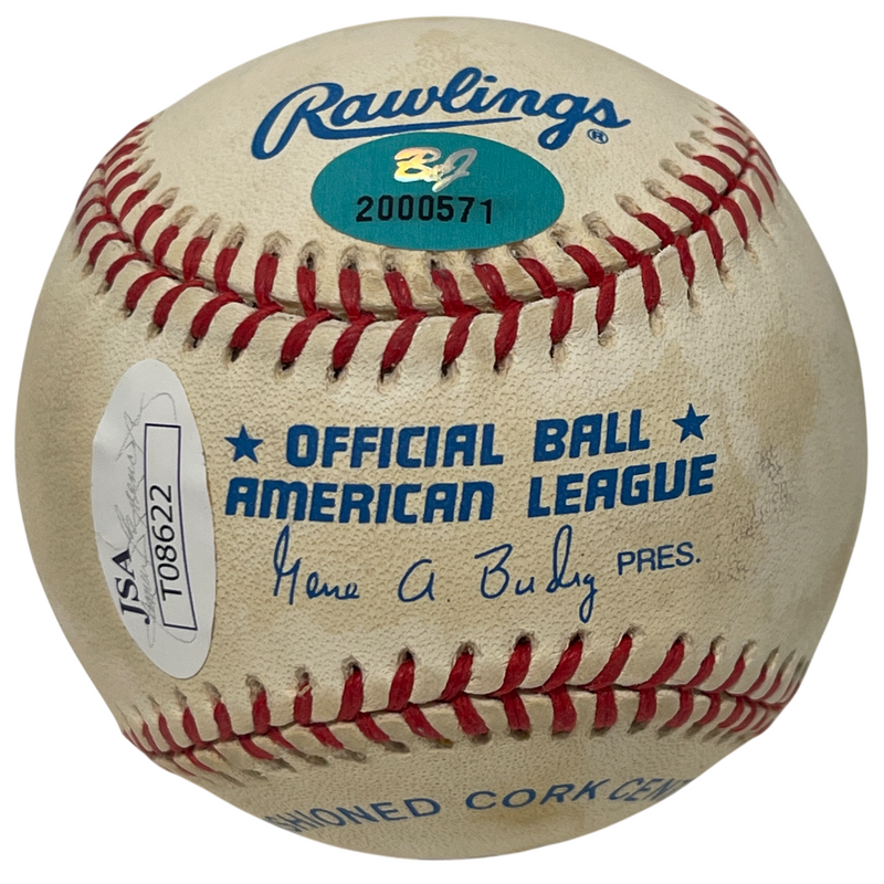 Carl Yastrzemski Signed  American League Engraved Stat Baseball LE 8/8 JSA COA