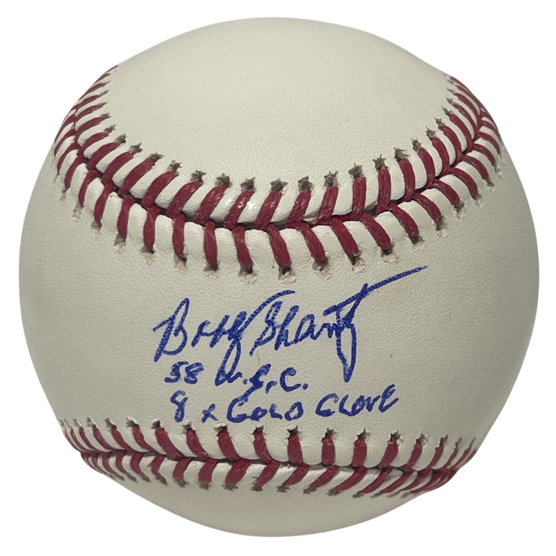 Bobby Shantz Signed ROMLB Baseball w/ 58 WSC + 8x GG JSA COA